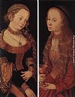 St Catherine of Alexandria and St Barbara by Lucas Cranach the Elder